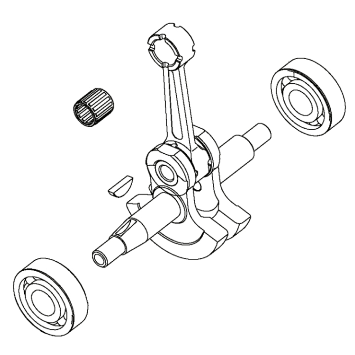Crankshaft Kit i gruppen  hos Entreprenadbutiken (5961976-01)