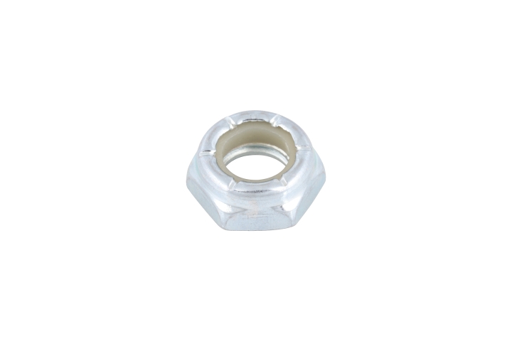 Nut prevailing torque hexagon nut w nonmet i 3/8-16 x .564 in jam nyloc clear zinc i gruppen hos Entreprenadbutiken (5962308-01)