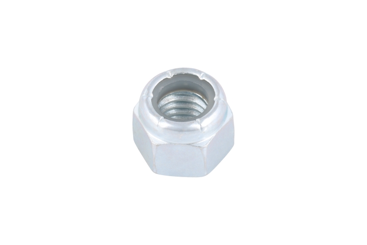 Nut prevail torque hex nut w nonmetal insert 3/8-16 x .564 in st clear zinc i gruppen hos Entreprenadbutiken (5962409-01)