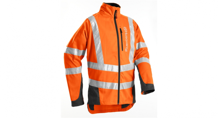 Skogsjacka Husqvarna Classic High Viz EN 20471 i gruppen Skog / Röjsågar / Skyddsutrustning / Kläder (DOLD) / Skyddsjackor hos Entreprenadbutiken (5963046)