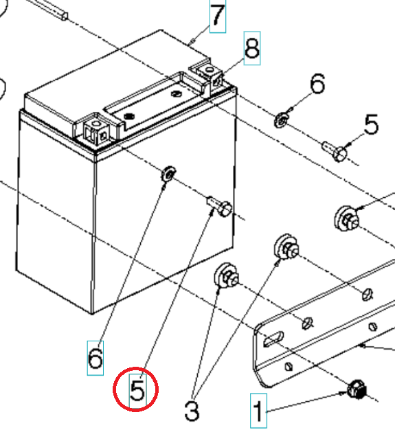 Bolt External Hexagon Head M 6 i gruppen  hos Entreprenadbutiken (5963201-01)