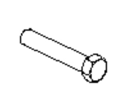BOLT HEX BOLT HCS 1/2-13 X 2-3 i gruppen  hos Entreprenadbutiken (5964343-01)