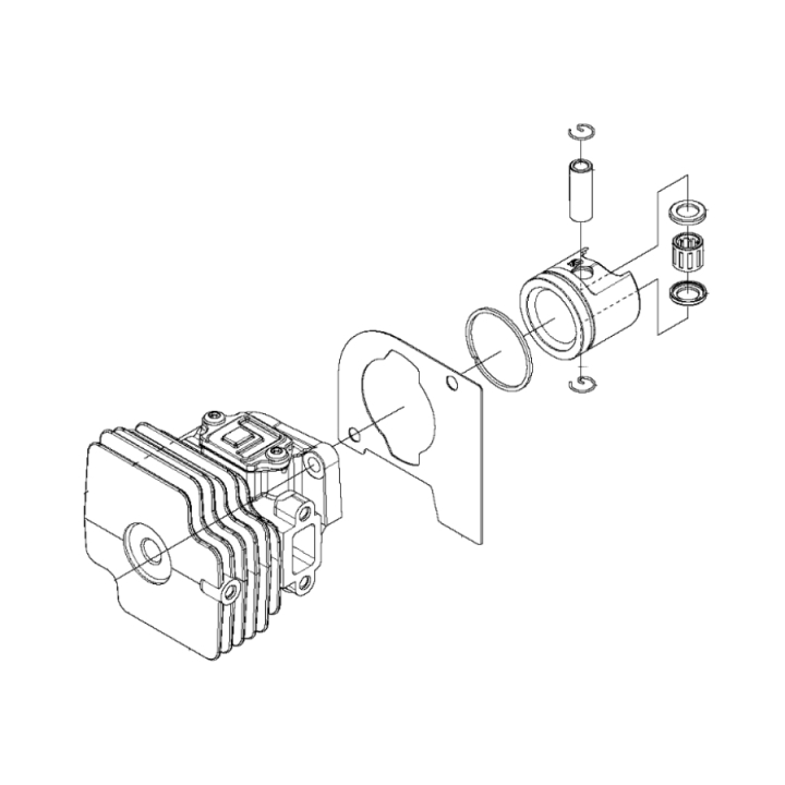 Cylinder Kolv Kit i gruppen hos Entreprenadbutiken (5970244-01)