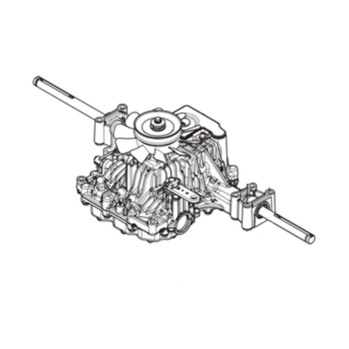 Transmission hydrogear t2 hydrostatic t2-bcbe-3x3c-1ux1 i gruppen hos Entreprenadbutiken (5975983-01)