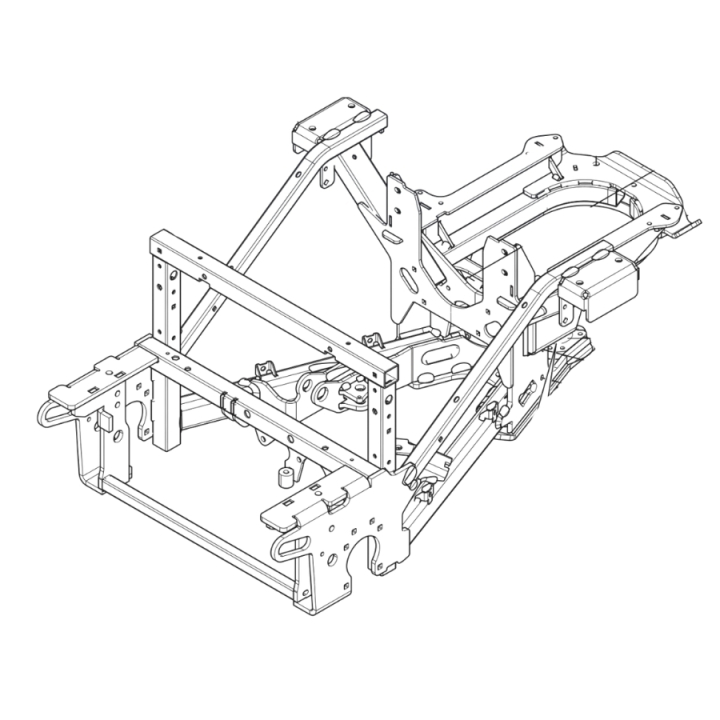 Frame Assy P520D / P525D Gray i gruppen  hos Entreprenadbutiken (5977075-02)