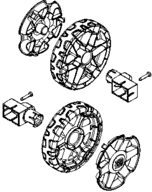 Wheel Kit i gruppen  hos Entreprenadbutiken (5978586-01)