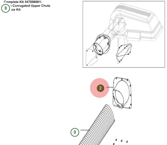 ADAPTER 3-BIN BAGGER CORRUGATE i gruppen  hos Entreprenadbutiken (5978676-01)