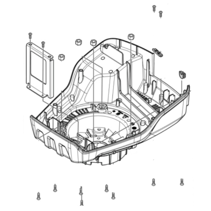 Cover Pro Powerhead Bottom i gruppen  hos Entreprenadbutiken (5979378-01)