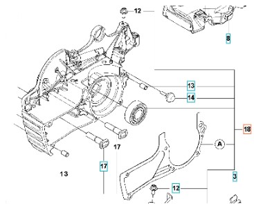 CRANKCASE KIT 90CC SPARE PARTS i gruppen  hos Entreprenadbutiken (5979608-03)