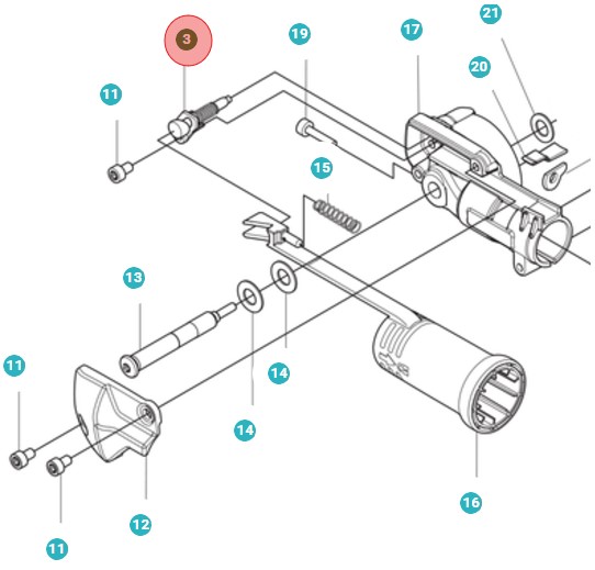 Locking Pin Assy i gruppen  hos Entreprenadbutiken (5979739-01)