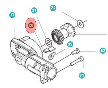 Sealing Gear Housing i gruppen  hos Entreprenadbutiken (5979741-01)