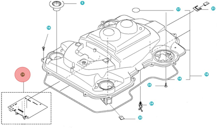 PRINTED CIRCUIT ASSY PCBA APPL i gruppen  hos Entreprenadbutiken (5979774-01)