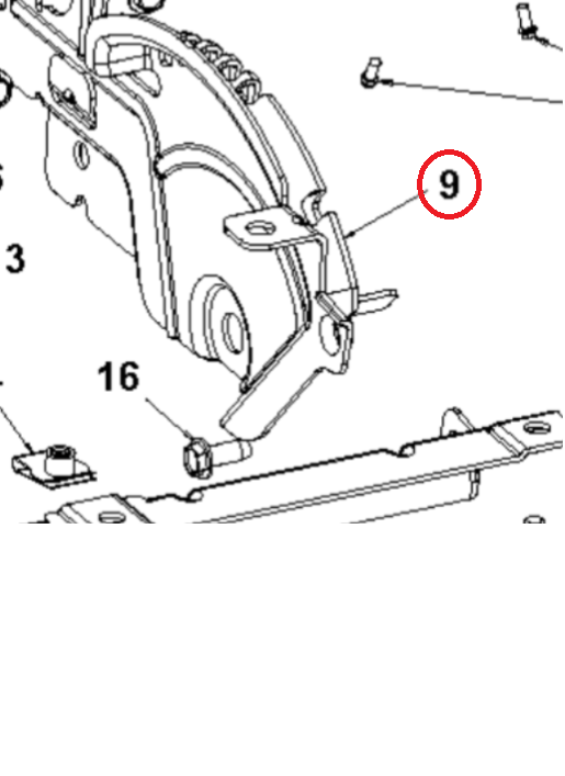 Bracket Assy,Weldment,Speed Co i gruppen  hos Entreprenadbutiken (5979922-02)