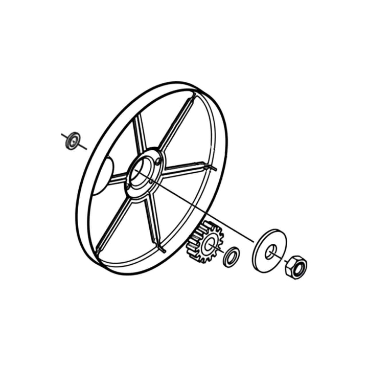 "8"" WHEEL DRIVE KIT" i gruppen  hos Entreprenadbutiken (5984545-01)