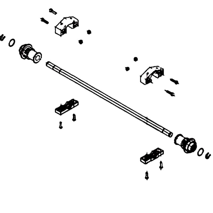 Axle Rear Shaft Kit i gruppen  hos Entreprenadbutiken (5985133-01)