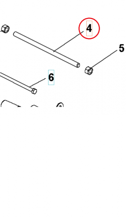 Axle Handlebar Clamping Axis i gruppen  hos Entreprenadbutiken (5986758-01)