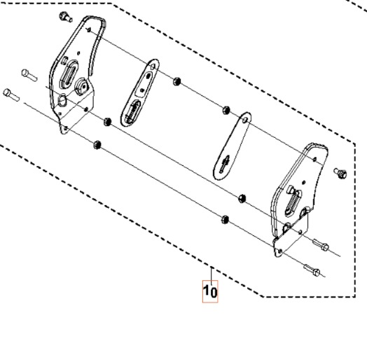 Support Kit Handle Bracket Kit i gruppen  hos Entreprenadbutiken (5986841-13)