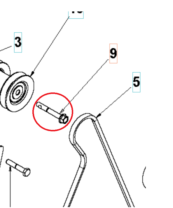 Bolt Hex Head Bolt 5/16-24 X 2 i gruppen  hos Entreprenadbutiken (5987587-01)