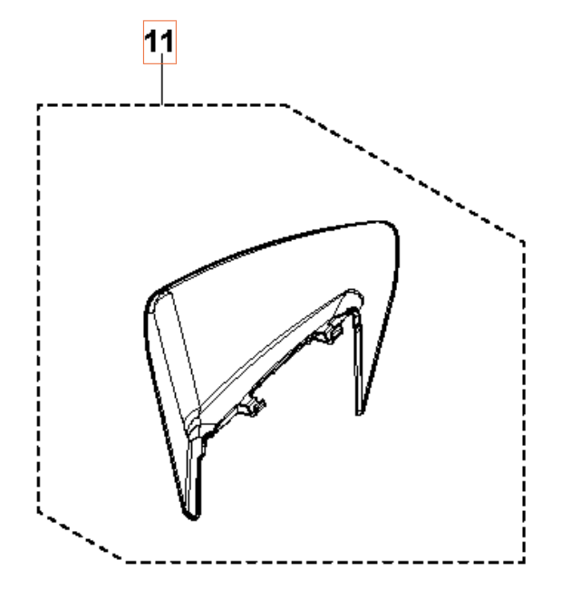 DEFLECTOR, SIDE PROTECTION COVER i gruppen  hos Entreprenadbutiken (5989614-01)