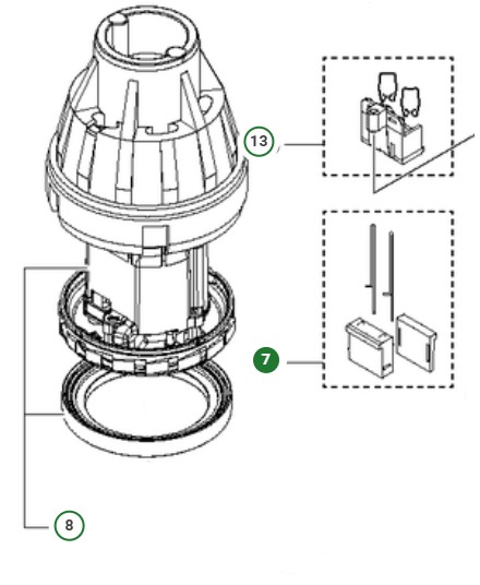 CONNECTOR MOTOR PLUG CONNECTOR i gruppen  hos Entreprenadbutiken (5992814-01)