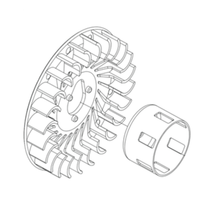 Flywheel assy i gruppen  hos Entreprenadbutiken (5993489-06)
