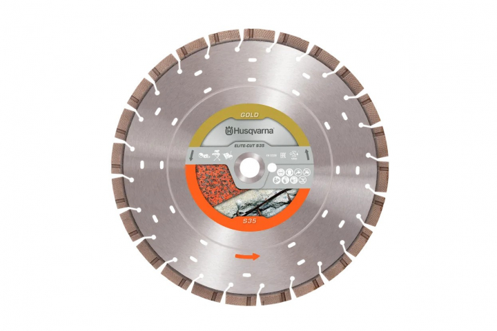 Husqvarna ELITE-CUT S35 EXO-GRIT™ 350mm i gruppen Anläggning / Kapmaskiner / Tillbehör kapmaskiner hos Entreprenadbutiken (5994946-20)