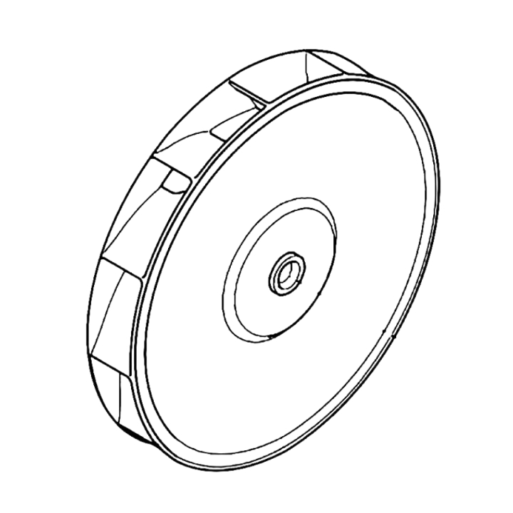 FAN CENTRIFUGAL CLOSED D245 D1 i gruppen  hos Entreprenadbutiken (5998760-02)