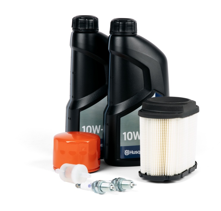 Service-kit Husqvarna R419TsXAWD i gruppen Trädgård / Åkgräsklippare / Tillbehör Rider / Rider service-kit hos Entreprenadbutiken (5998971-01)