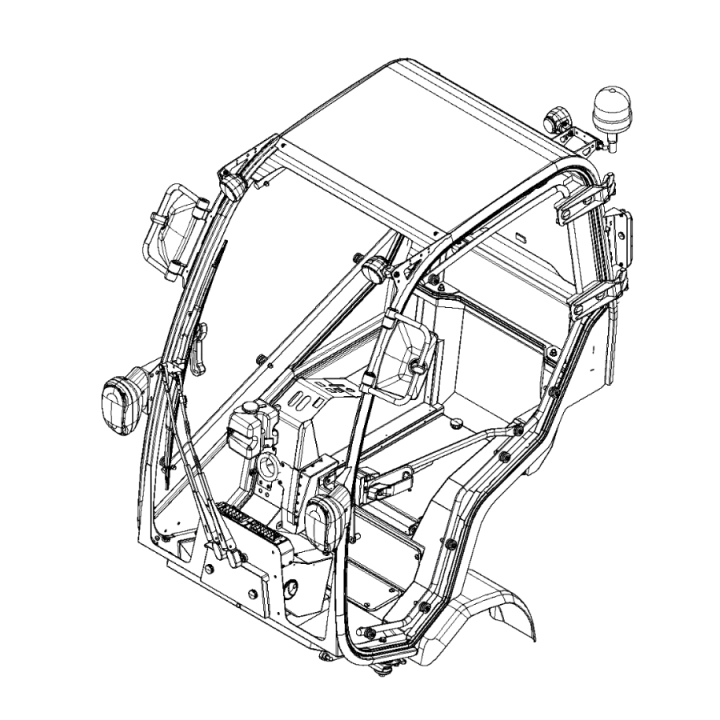 Cabin Incl Base Platform For P i gruppen  hos Entreprenadbutiken (5999451-01)