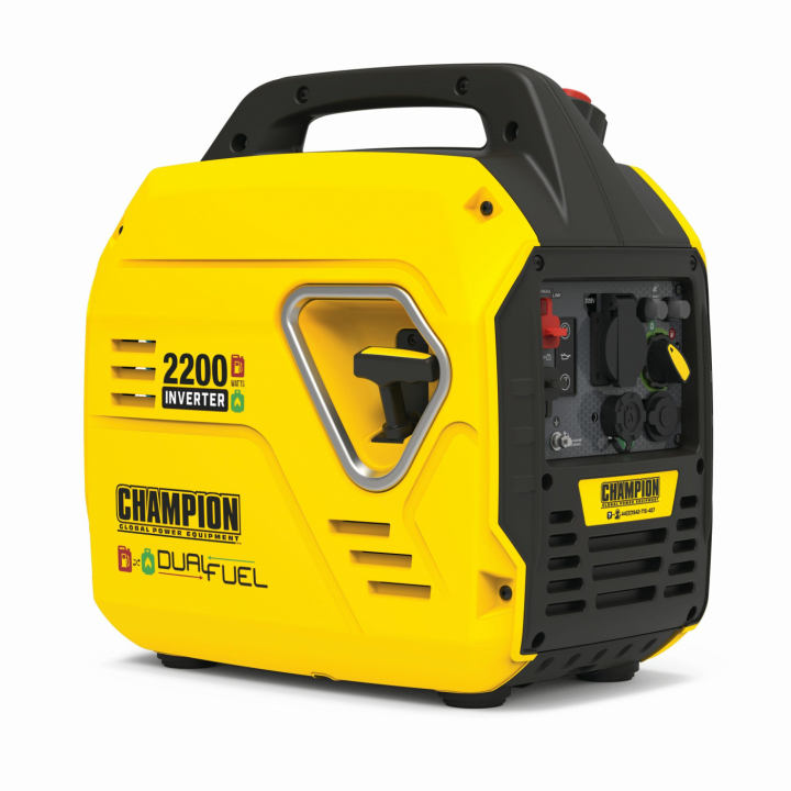 Champion 'The Mighty Atom' 2200W Dual fuel Inverterelverk i gruppen Anläggning / Elverk / Elverk Champion / Inverterelverk hos Entreprenadbutiken (92001i-DF-EU-SC)