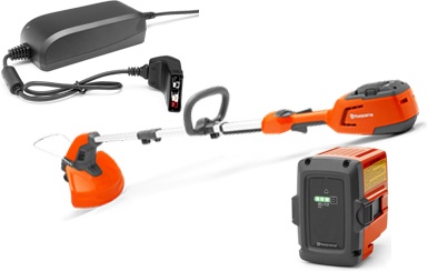 Husqvarna 115iL Batteri Trimmer inkl BLi10 & QC80 i gruppen Trädgård / Grästrimmers / Grästrimmers batteridrivna hos Entreprenadbutiken (9670988-02)
