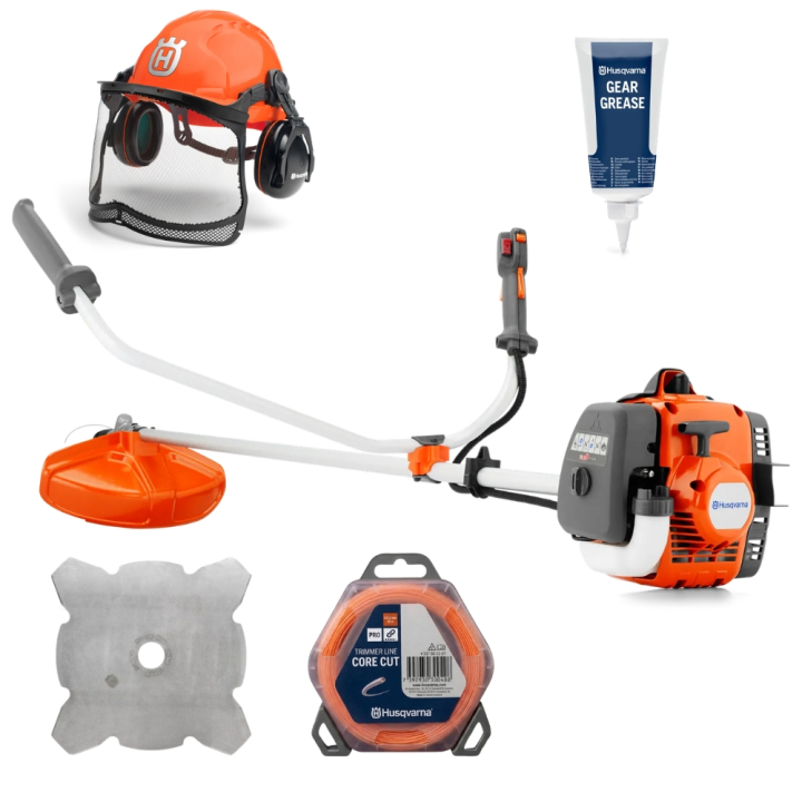 Husqvarna 129R Röjsågspaket i gruppen Skog / Röjsågar / Röjsågar bensindrivna hos Entreprenadbutiken (9671933)