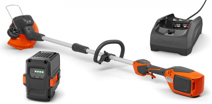 Husqvarna 110iL FLXi Trimmer inkl B70 & C80 i gruppen Trädgård / Grästrimmers / Grästrimmers batteridrivna hos Entreprenadbutiken (9705312-02)