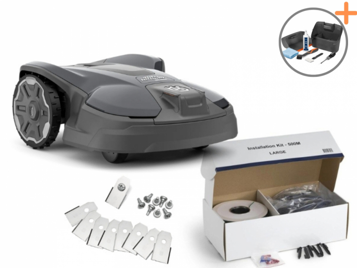 Husqvarna Automower® 320 Nera Startpaket | Underhållskit på köpet! i gruppen Trädgård / Robotgräsklippare / Husqvarna Automower® hos Entreprenadbutiken (9705351s)