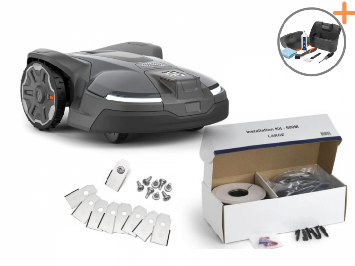 Husqvarna Automower® 430X Nera Startpaket | Underhållskit på köpet! i gruppen Trädgård / Robotgräsklippare / Husqvarna Automower® hos Entreprenadbutiken (9705352s)