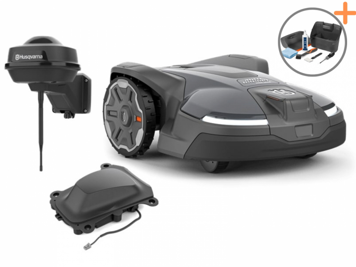 Husqvarna Automower® 450X Nera Robotgräsklippare med EPOS plug-in kit | Underhållskit på köpet! i gruppen  hos Entreprenadbutiken (9705353)