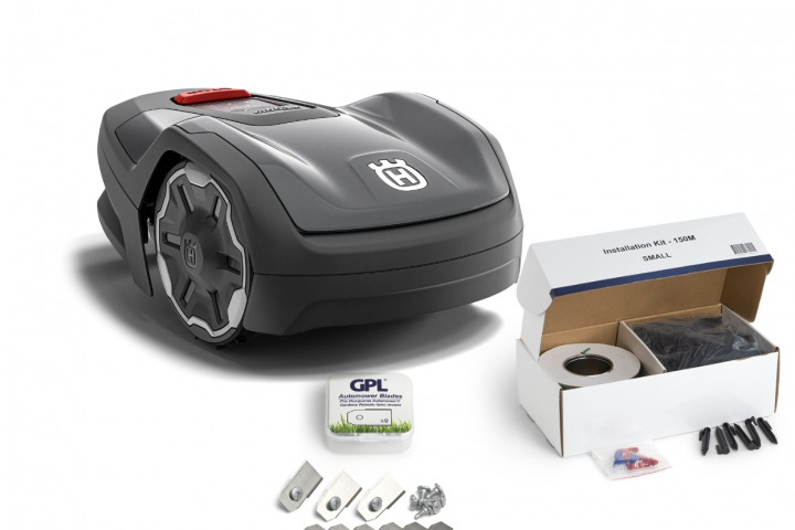 Husqvarna Automower® Aspire R4 Startpaket i gruppen Trädgård / Husqvarna Aspire™ 18v batteridrivna maskiner / Aspire™ trädgårdsmaskiner hos Entreprenadbutiken (9705685)