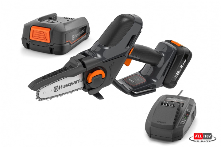 Husqvarna Aspire™ P5 Grensåg - med batteri och laddare i gruppen Trädgård / Husqvarna Aspire™ 18v batteridrivna maskiner / Aspire™ trädgårdsmaskiner hos Entreprenadbutiken (9706213-05)