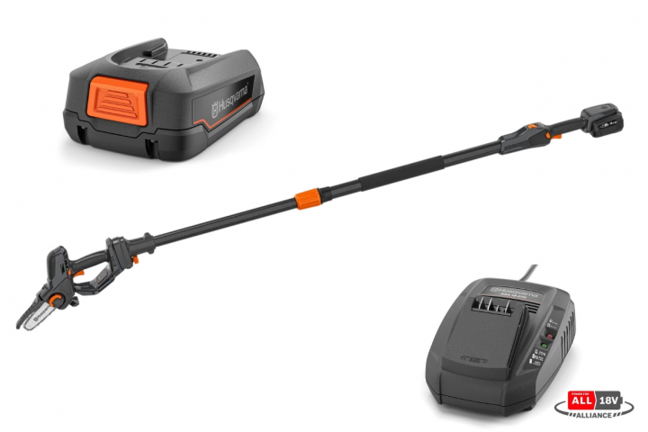 Husqvarna Aspire™ PE5 Teleskopisk grensåg - med batteri och laddare i gruppen Trädgård / Husqvarna Aspire™ 18v batteridrivna maskiner / Aspire™ trädgårdsmaskiner hos Entreprenadbutiken (9706214-05)