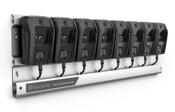 Husqvarna C80 Laddskena komplett i gruppen Batterier & Laddare / Laddare hos Entreprenadbutiken (9706219-01)