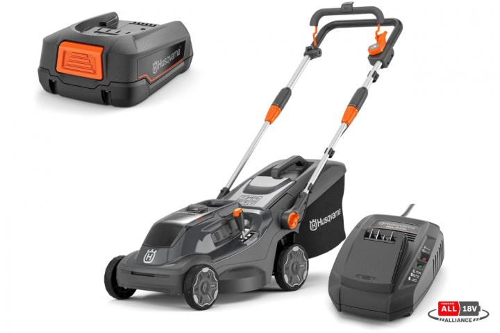 Husqvarna Aspire™ LC34A Gräsklippare - med batteri och laddare i gruppen Trädgård / Husqvarna Aspire™ 18v batteridrivna maskiner / Aspire™ trädgårdsmaskiner hos Entreprenadbutiken (9706483-06)