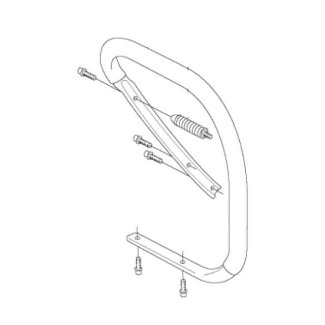 Handtag Främre Kpl 5039866-02