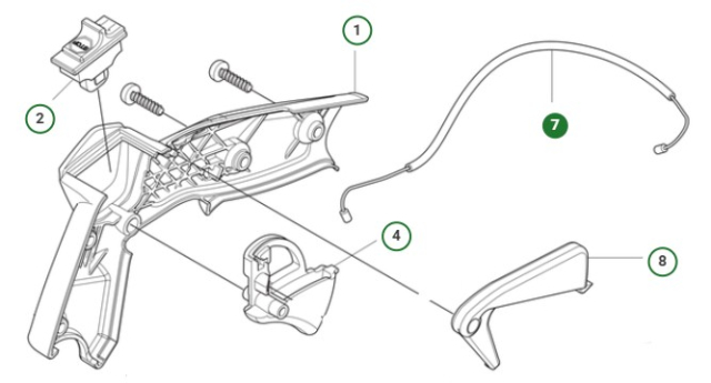THROTTLE CABLE ASSY TH,39CC