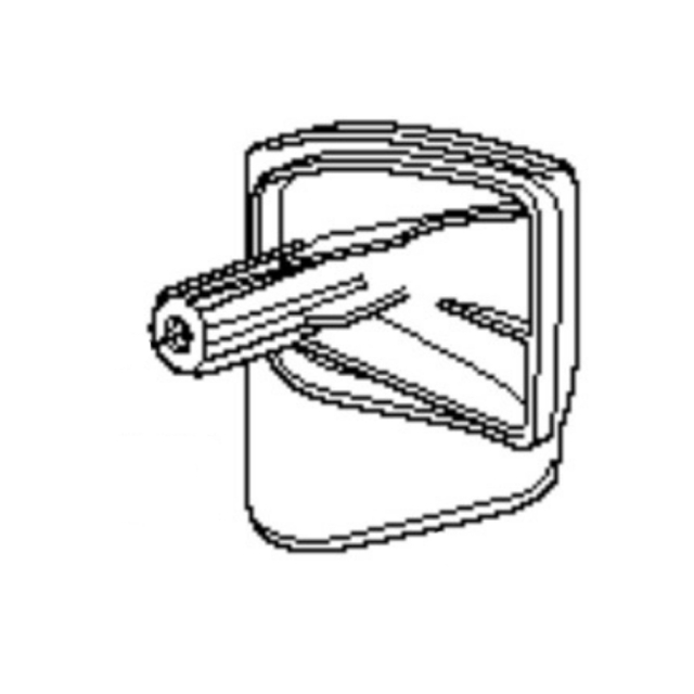 Täcklock Gashandtag