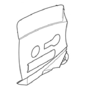 CHAIN GUIDE PLATE