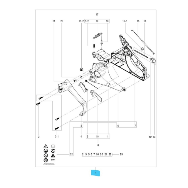 Handtag Bakre Kit