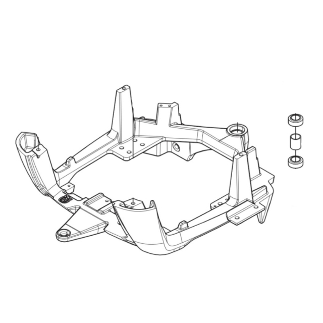 Assy Rear Chassis Grey