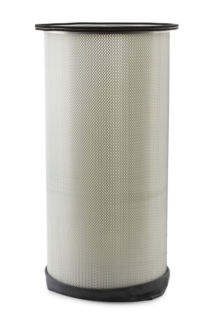 Grovfilter cylindriskt veckat