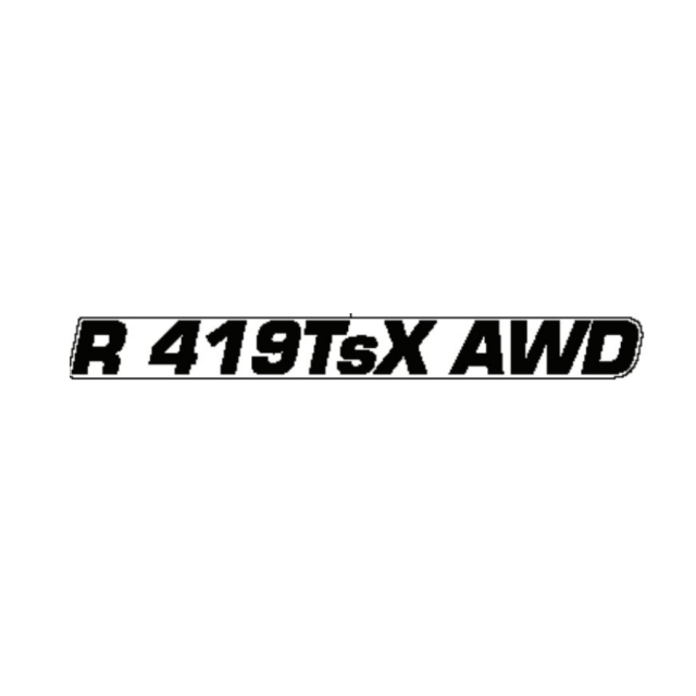 Motorhuv R 419Tsx Awd