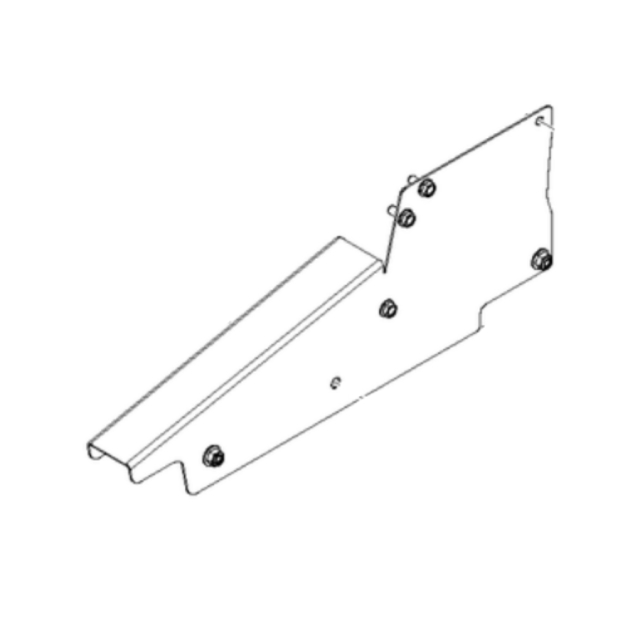 Plate wedge, z300/z400 orange x668, left